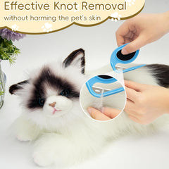 YTaraHub knotting comb set ergonomic non-slip handle in hand