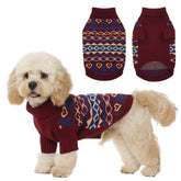Yternal Christmas dog sweater warmth-cozy-fabric for chilly walks.