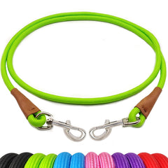 YUCFOREN 6-foot dog tie-out rope leash offers balanced outdoor exploration.