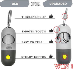 Yuchiya poop bag dispenser with hands-free clip for easier walks