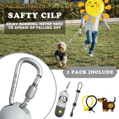 Yuchiya poop bag dispenser back mini-handle holds used bags neatly