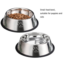 YUDANSI two-stackable bowls save space with dual food and water options