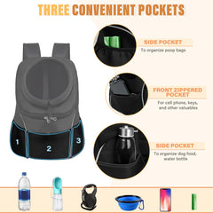 YUDODO drawstring access closure for quick entry while keeping the dog secure.