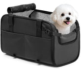 YUDODO large dog car seat center console wide interior space for 10-20lb pets and closer supervision