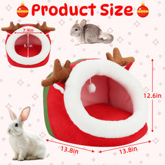 YUEPET Christmas reindeer design adds festive charm to any pet space.