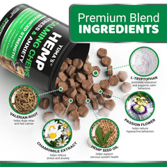 YUMA'S dog chews label closeup veterinarian-formulated USA-made quality
