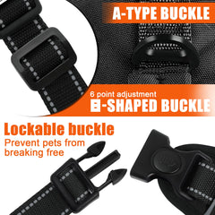 Yungaspy dog leash with comfortable grip for controlled walks