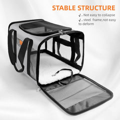 YUNIQUE carrier-waterproof-material protects interior in rain or damp conditions.