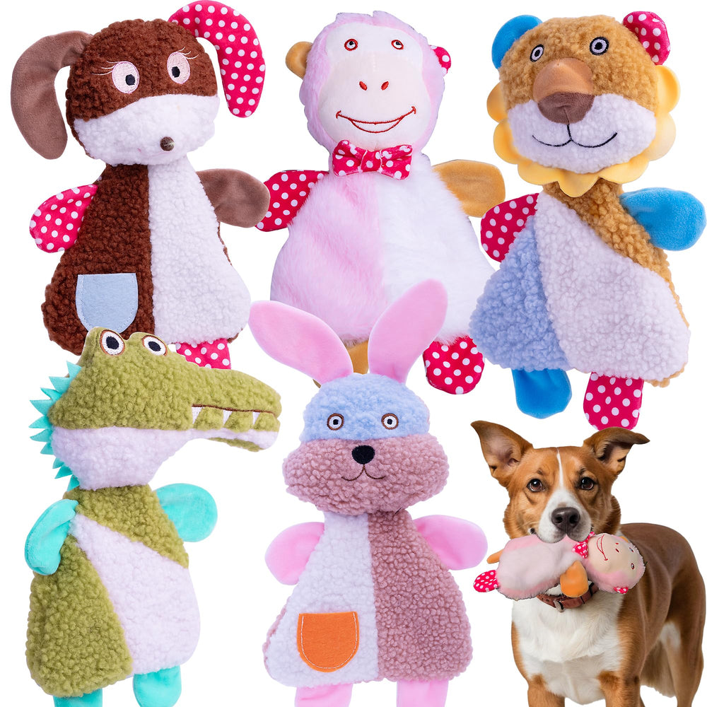 YUNKINGDOM Big 5 Pack Monkey toy with bright color to entice interactive play