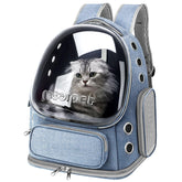 YUNLINLI cat backpack bubble window for easy viewing during travel