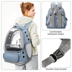 YUNLINLI cat backpack folded-compact storage for easy packing
