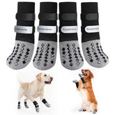 YunoEntona non-slip dog sock on paw with secure indoor fit.