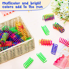 Yunsailing cat-spring-toy-safe-sturdy-plastic durable and chew-friendly for playful chewing.