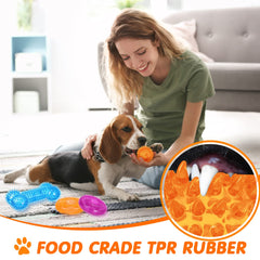 Yunsailing donut squeaky toy adds entertainment and interactive play sessions