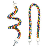 Yuntop Bird Bungee Climbing Swing colorful parakeet rope perch for engaging play and grip