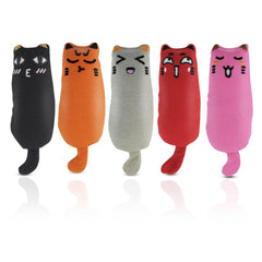 Yuntop soft indoor cat toy pillow set close-up for kitten comfort and self-play.