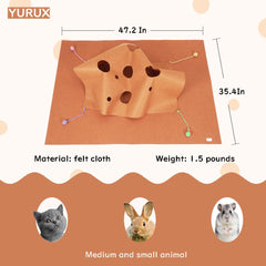 YURUX cat balls with bells attract attention and promote playful chasing