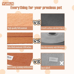 YURUX cat play mat foldable design for easy storage and setup