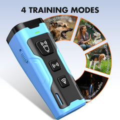 YUYQA bark deterrent features built-in LED flashlight for safe evening walks.