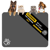 Yuzshin dog food mat absorbent surface catching spills and protecting floors