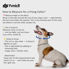 Yvnicll pinch collar rubber-tip protection to reduce irritation