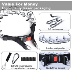 Yvnicll pinch collar stainless-steel construction for durability