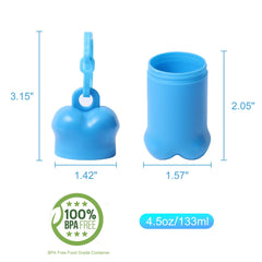 Yvnicll treat pouch clipped to leash during walk for quick rewards