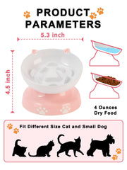 Y YHY raised flower column design, engaging mealtime for cats