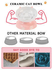 Y YHY stable heavy ceramic bowl, reduces sliding during meals