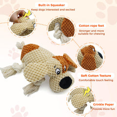 YZHDUXIU crocodile-plush-toy: varied textures for gnawing and fetch