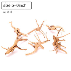 yzhzom-spiderwood-aquarium-decor-natural-look enhances tank aesthetics and offers hiding spots.