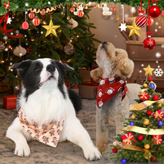 ZALBYUY dog bandana size M neck up to 18 inches for medium dogs