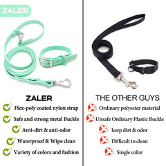 ZALER dog leash 6ft shows comfortable length for everyday walks.