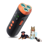 Zanthoxa bark deterrent device front panel highlights humane training for calmer yards.