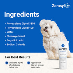 Zarasyl barrier cream packaging front showing product and label