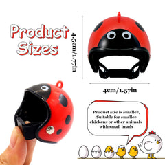 Zaruatu chicken helmet durable-pp-plastic showcases sturdy construction for daily wear