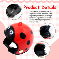 Zaruatu chicken helmet soft-sponge-lining provides gentle comfort during wear