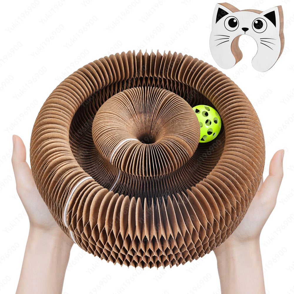 ZAULEY Kitty Cat Toy with magic organ and bell ball for engaging indoor play and stress relief