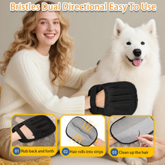 ZAYNSH pet hair removal glove five-finger grip improves control during cleaning