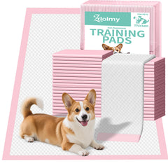 Zdolmy Pink Puppy Pee Pad 24x24 packaging highlights bulk value for training routines.