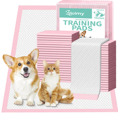 Zdolmy Pink Puppy Pee Pad with ultra-thick absorbent core for overnight protection