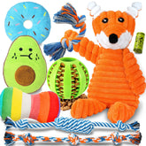 Zeaxuie juguete peluche con silbato para cachorros, atractivo y suave al tacto, ideal para juego nocturno