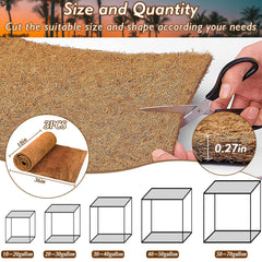 ZeeDix reptile mat rolls shown in a tank setup for easy liner replacement