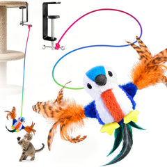 Zeepet flapping bird toy hanging clip enables indoor play enrichment