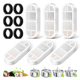 ZEKIRY replacement filters for 134oz fountain with quadruple filtration for cleaner water.