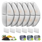 ZEKIRY 7L dog fountain filters pack ready for easy replacement and clean hydration