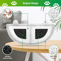 ZEKIRY activated coconut carbon layer removes odors and fine impurities