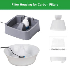 ZEKIRY filter housing for Seascape/Creekside; durable ABS construction resists daily use.