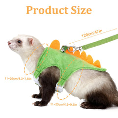 Zelphvt leash 46-inch length enables balanced control during outdoor exploration