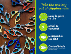 Zen Clipper stainless steel blades deliver a clean, durable cut.